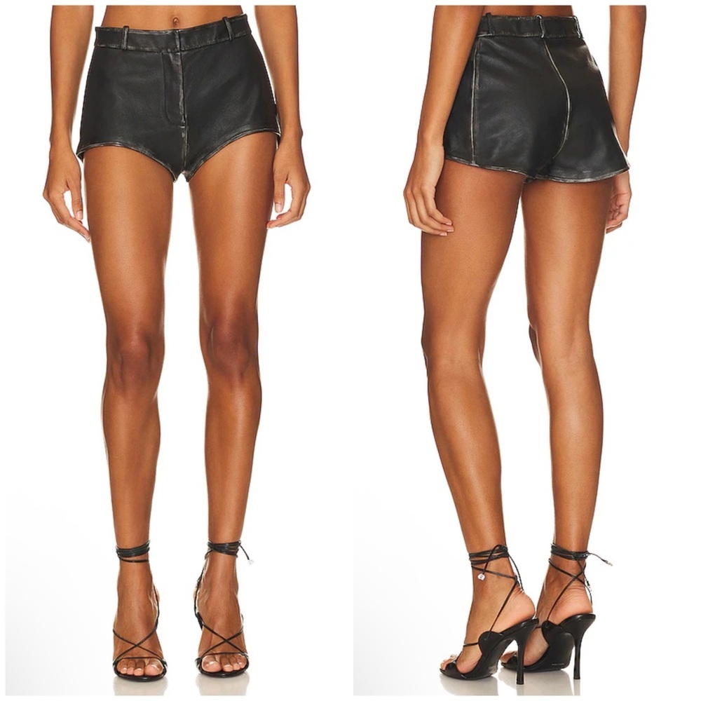 LAMARQUE Annaise Short in Black Distress Size M